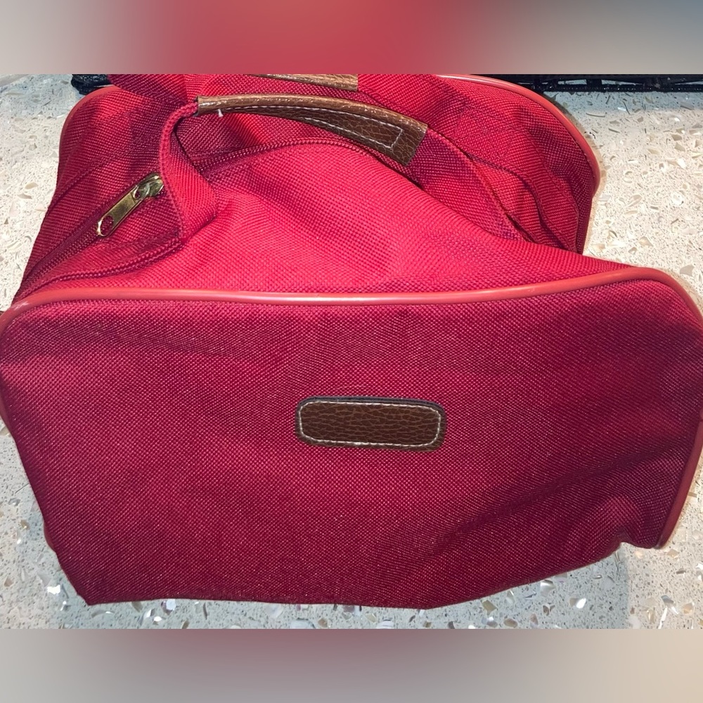 Red Toiletries Bag